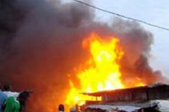 Côte dÂ’Ivoire : Abengourou perd son marché dans un incendie 